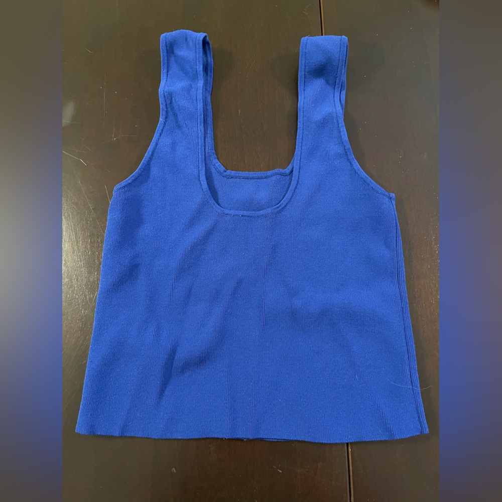 Blue Aritzia crop top size medium